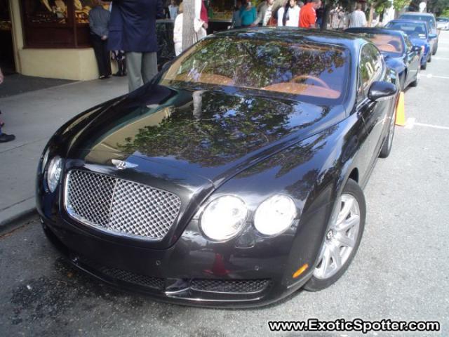 Bentley Continental spotted in Carmel, California