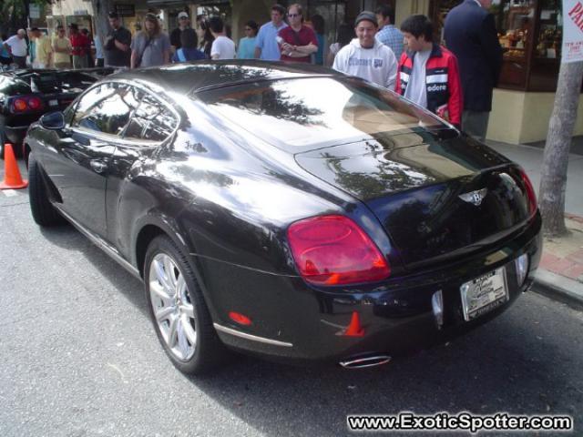 Bentley Continental spotted in Carmel, California