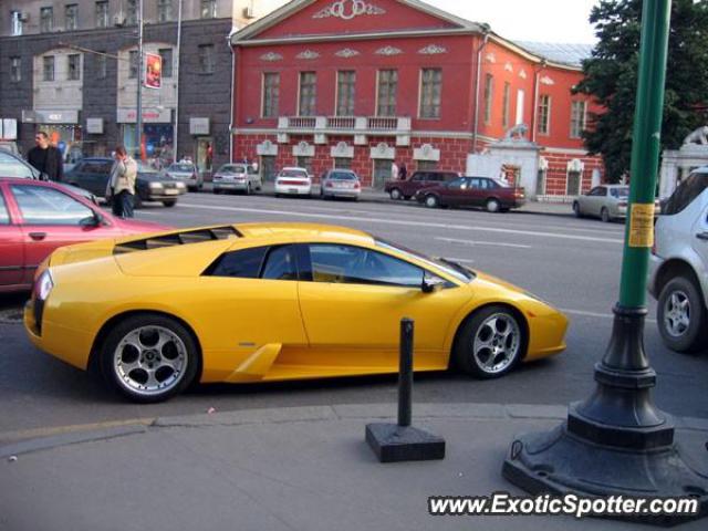 Lamborghini Murcielago spotted in St. Petersburg, Russia