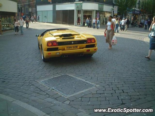 Lamborghini Diablo spotted in Nottingham, United Kingdom