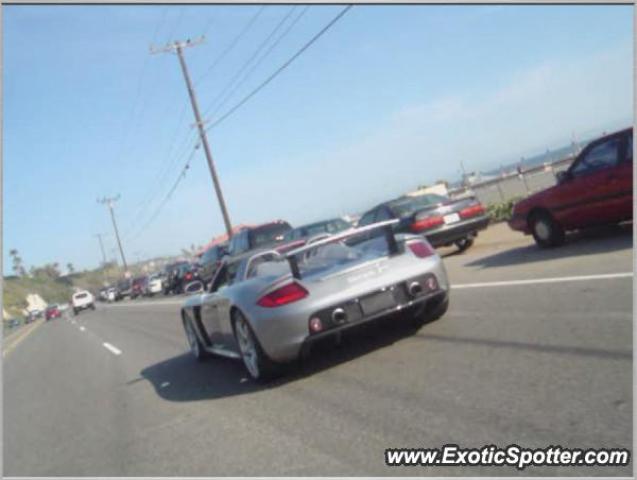 Porsche Carrera GT spotted in Malibu, California