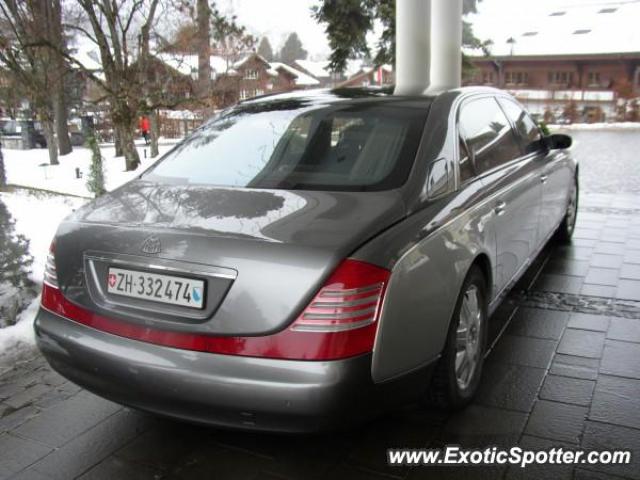 Mercedes Maybach spotted in Gstaad, Switzerland