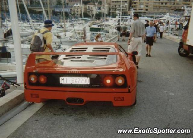 Ferrari F40 spotted in Monte Carlo, Monaco