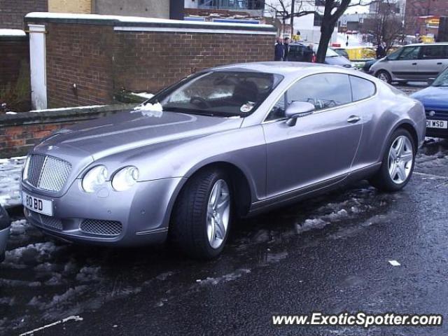 Bentley Continental spotted in Newcastle Upon Tyne, United Kingdom