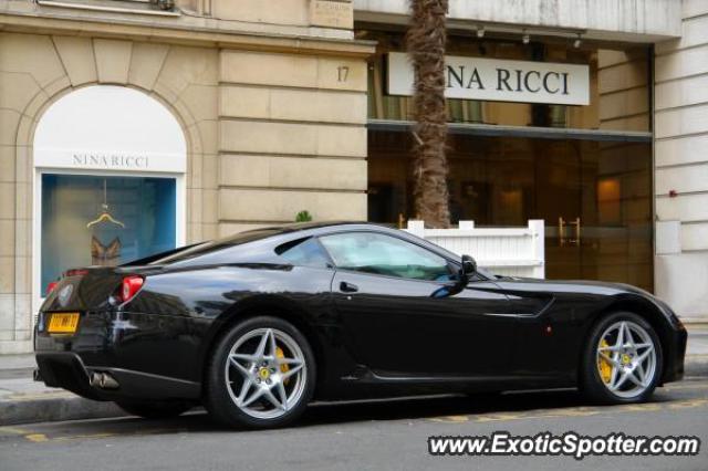 Ferrari 599GTB spotted in Paris, France