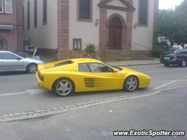 Ferrari Testarossa spotted in Niederbronn, France