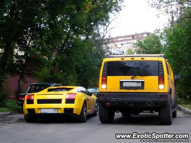 Lamborghini Gallardo spotted in Moscow, Russia