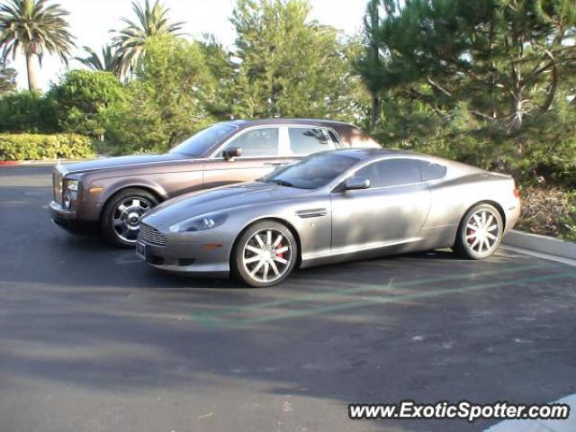 Aston Martin DB9 spotted in Newport, California