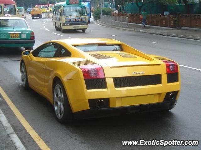 Lamborghini Gallardo spotted in Hong Kong, China