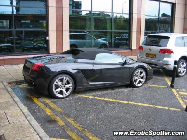 Lamborghini Gallardo spotted in Glasgow, United Kingdom