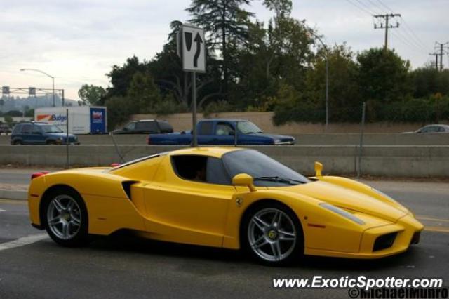 Ferrari Enzo spotted in Calabasas, California