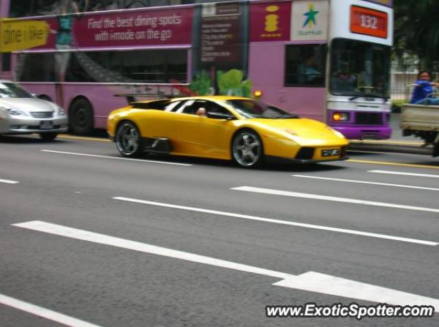 Lamborghini Murcielago spotted in Orchard, Singapore