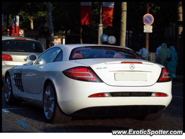 Mercedes SLR spotted in Paris, France