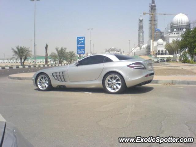 Mercedes SLR spotted in Dubai, United Arab Emirates