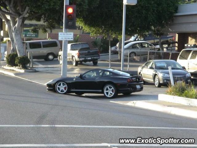 Ferrari 550 spotted in Newport, California