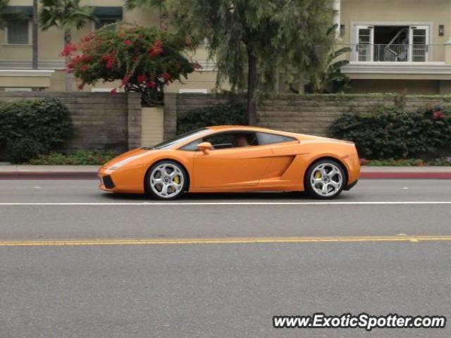 Lamborghini Gallardo spotted in Newport, California