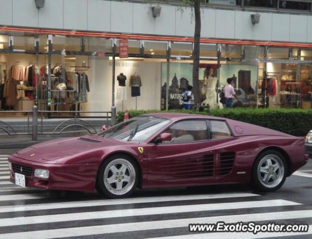 Ferrari Testarossa spotted in Tokyo, Japan