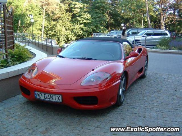 Ferrari 360 Modena spotted in Jastarnia, Poland