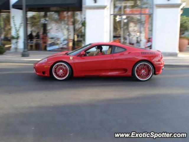 Ferrari 360 Modena spotted in Newport, California