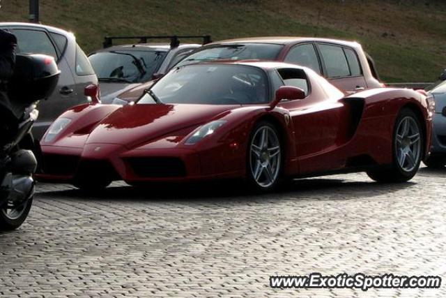 Ferrari Enzo spotted in Rome, Italy