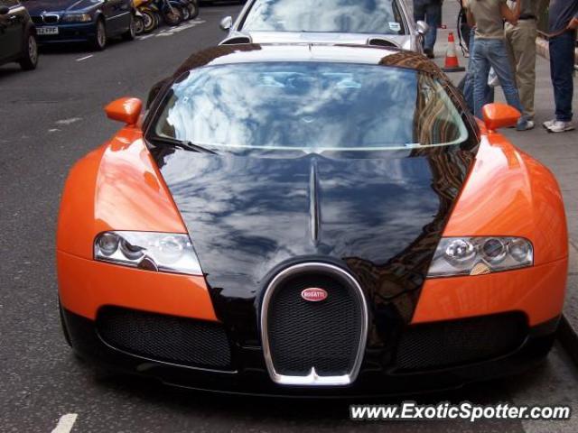 Bugatti Veyron spotted in London, United Kingdom