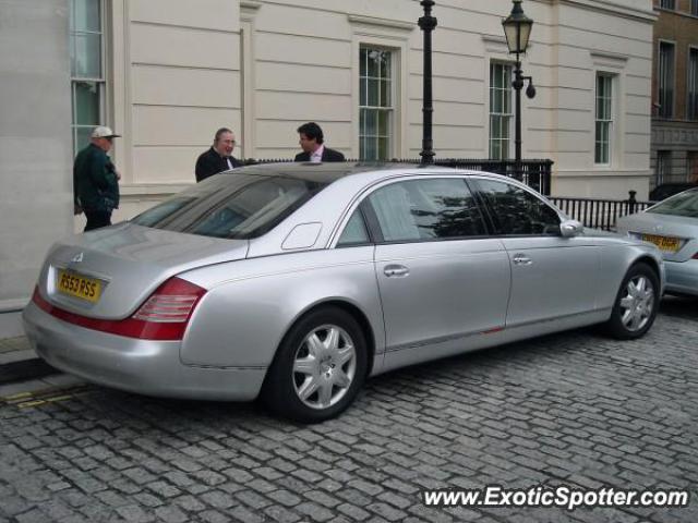 Mercedes Maybach spotted in London, United Kingdom