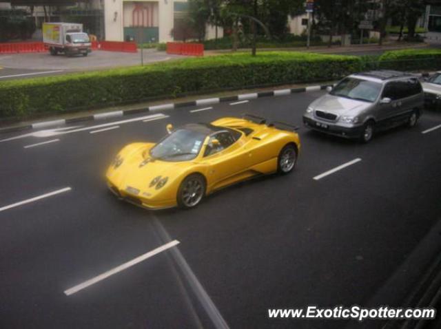 Pagani Zonda spotted in Orchard, Singapore