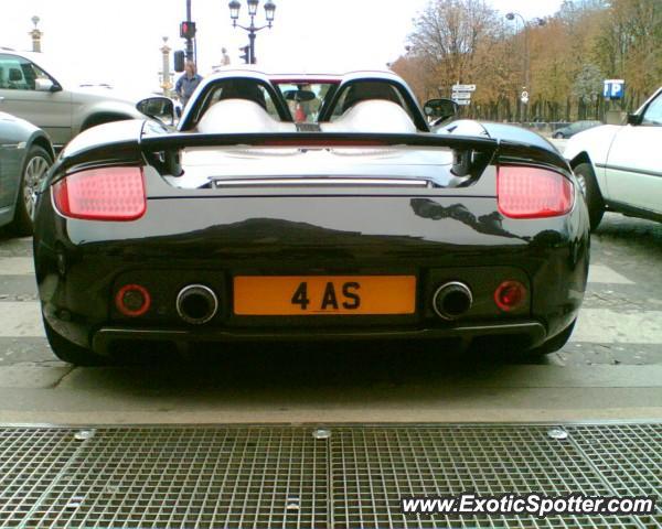 Porsche Carrera GT spotted in Paris, France