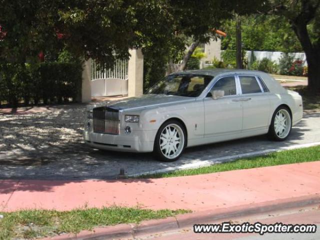 Rolls Royce Phantom spotted in Miami, Florida