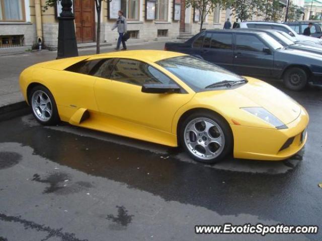 Lamborghini Murcielago spotted in Moscow, Russia