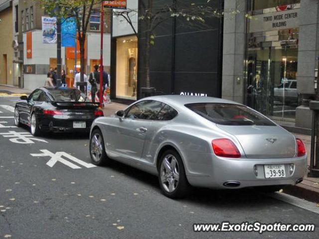 Bentley Continental spotted in Ginza, Japan