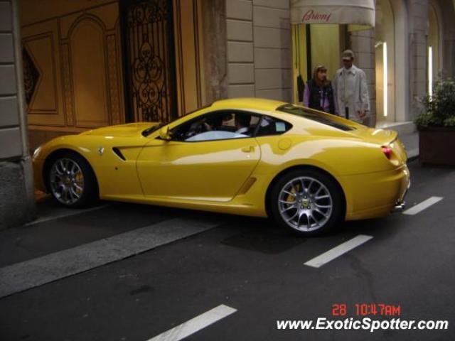 Ferrari 599GTB spotted in Milan, Italy