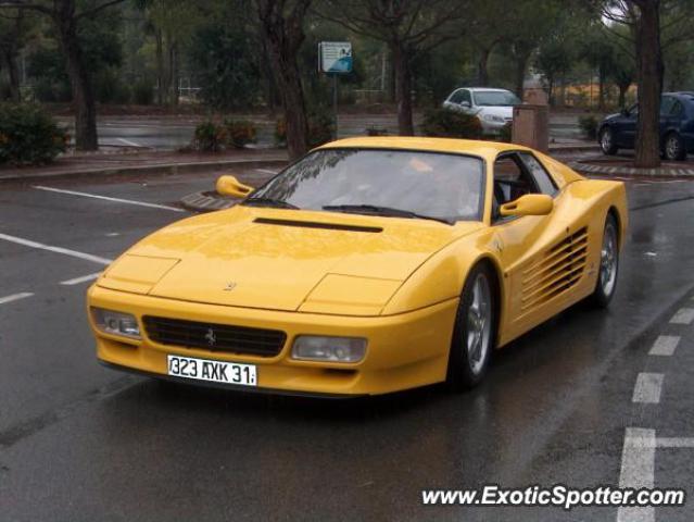 Ferrari Testarossa spotted in Near Cannes, France