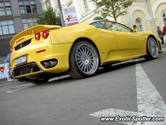 Ferrari F430 spotted in Moscow, Russia