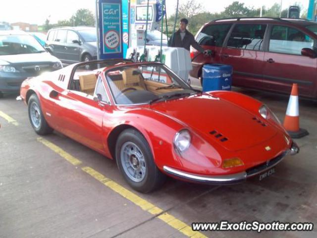 Ferrari 246 Dino spotted in Braintree, Tesco, United Kingdom