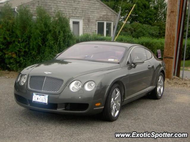 Bentley Continental spotted in Sag Harbor, New York