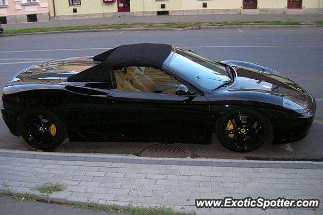 Ferrari 360 Modena spotted in Szombathely, Hungary