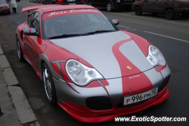 Porsche 911 Turbo spotted in Moscow, Russia