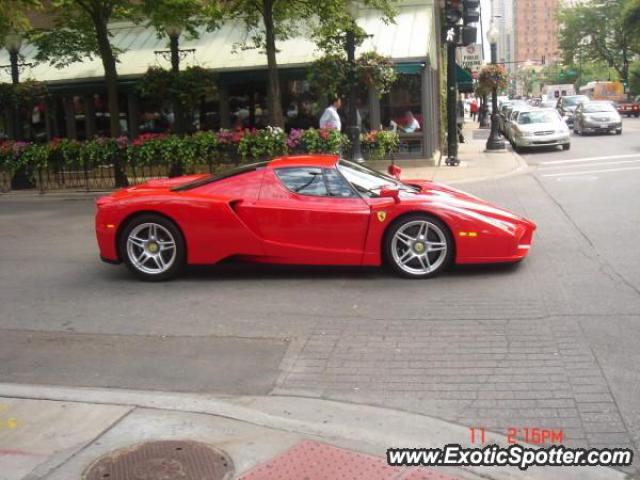 Ferrari Enzo spotted in Chicago, Illinois