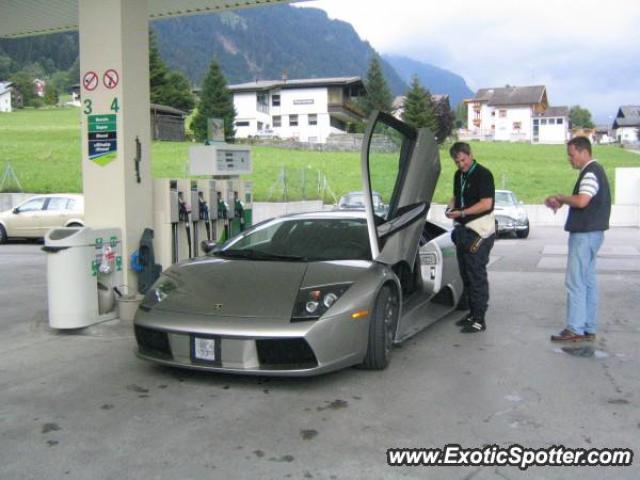 Lamborghini Murcielago spotted in Gaschurn, Austria