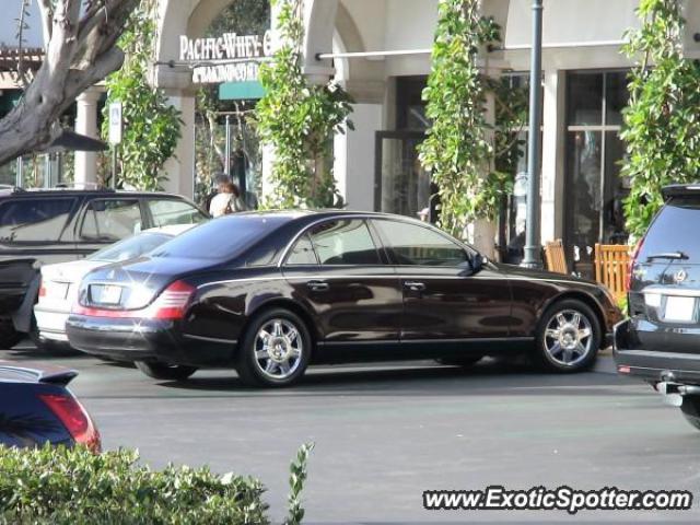 Mercedes Maybach spotted in Newport, California