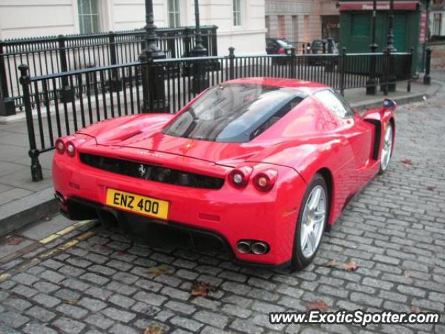 Ferrari Enzo spotted in London, United Kingdom