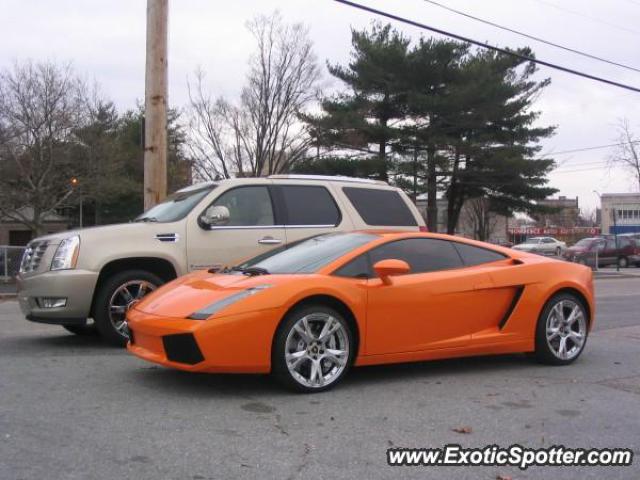 Lamborghini Gallardo spotted in Providence, Rhode Island