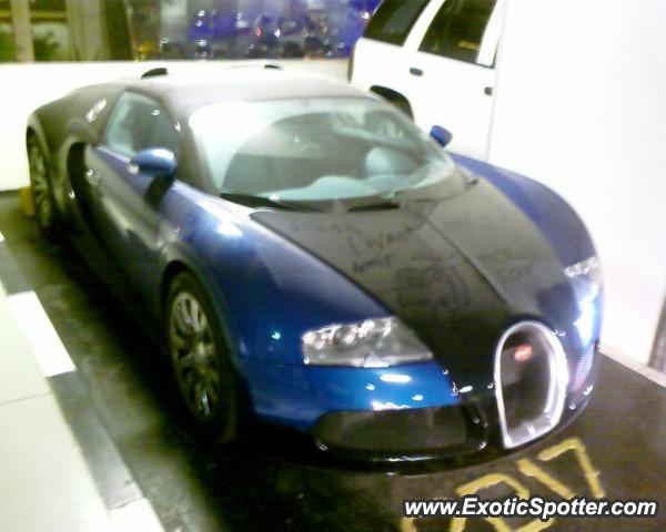 Bugatti Veyron spotted in Dubai, United Arab Emirates