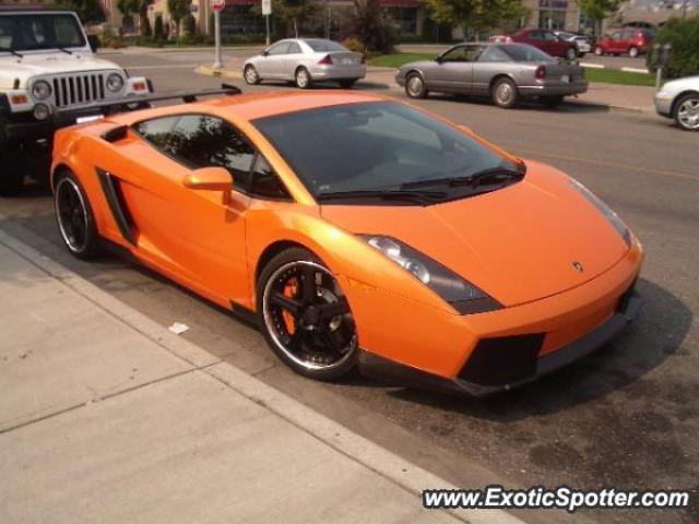 Lamborghini Gallardo spotted in Kelowna, Canada