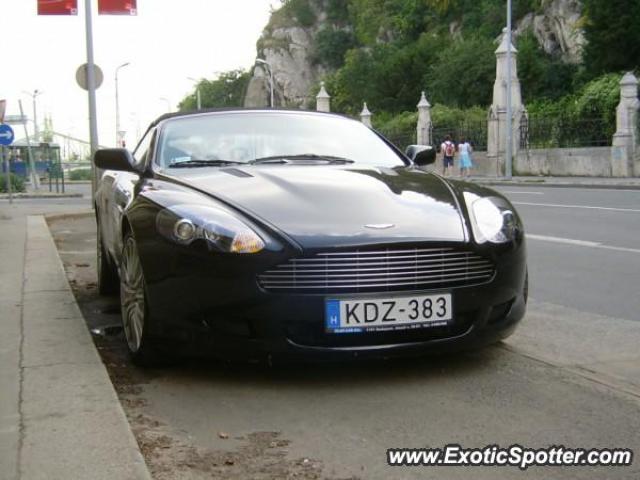 Aston Martin DB9 spotted in Budapest, Hungary