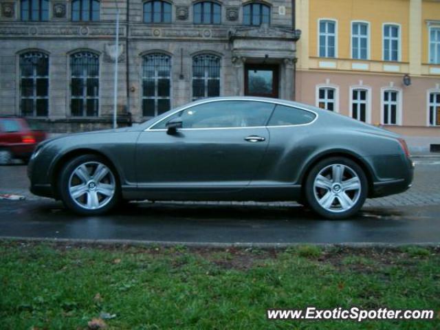 Bentley Continental spotted in Wroclaw, Poland