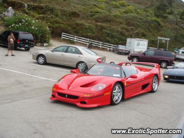 Ferrari F50 spotted in Near Monterey, California