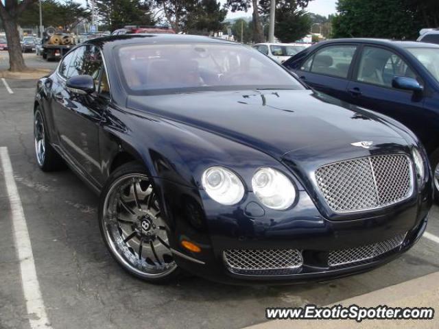 Bentley Continental spotted in Monterey, California