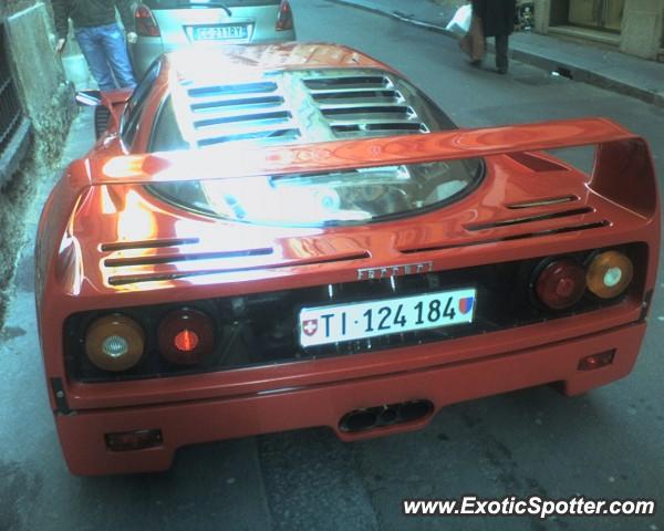 Ferrari F40 spotted in Milano, Italy